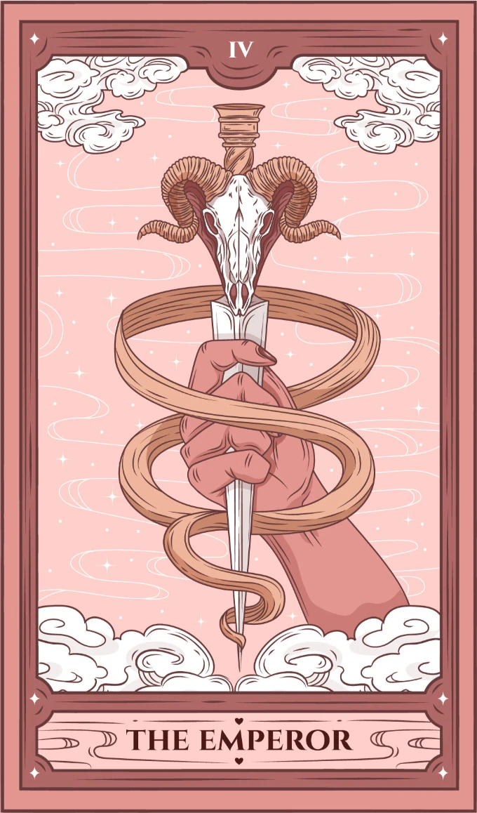 Der Herrscher – Tarotkarte