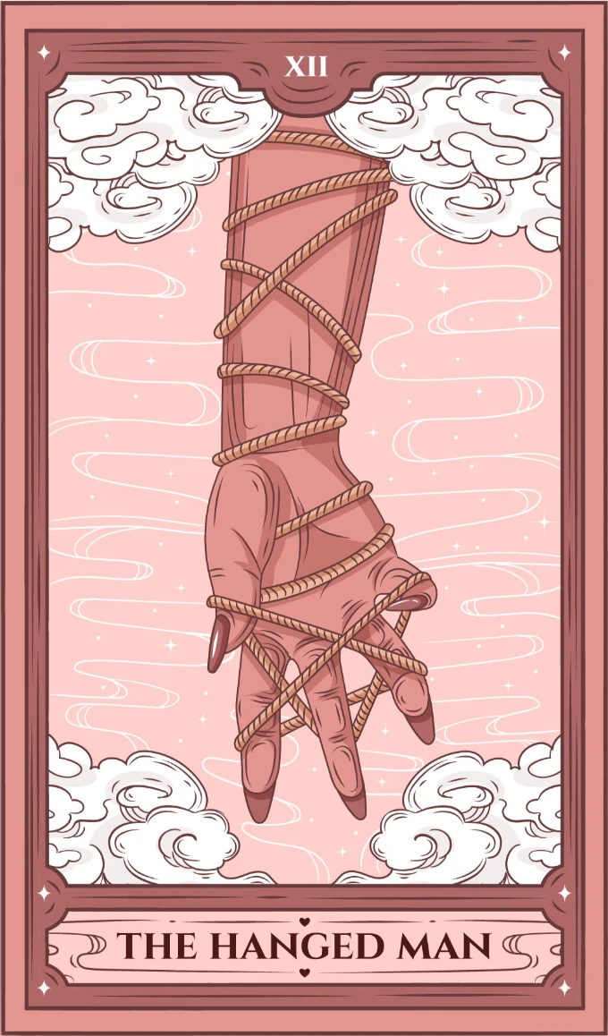 Der Gehängte – Tarotkarte