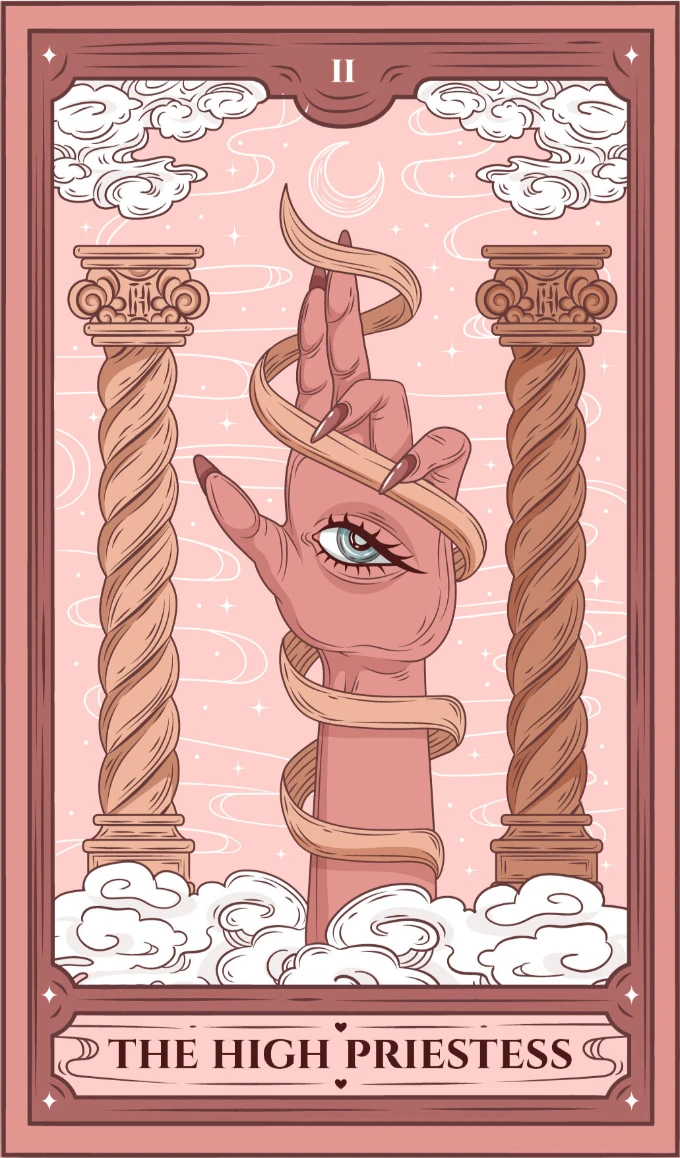 Die Hohepriesterin – Tarotkarte