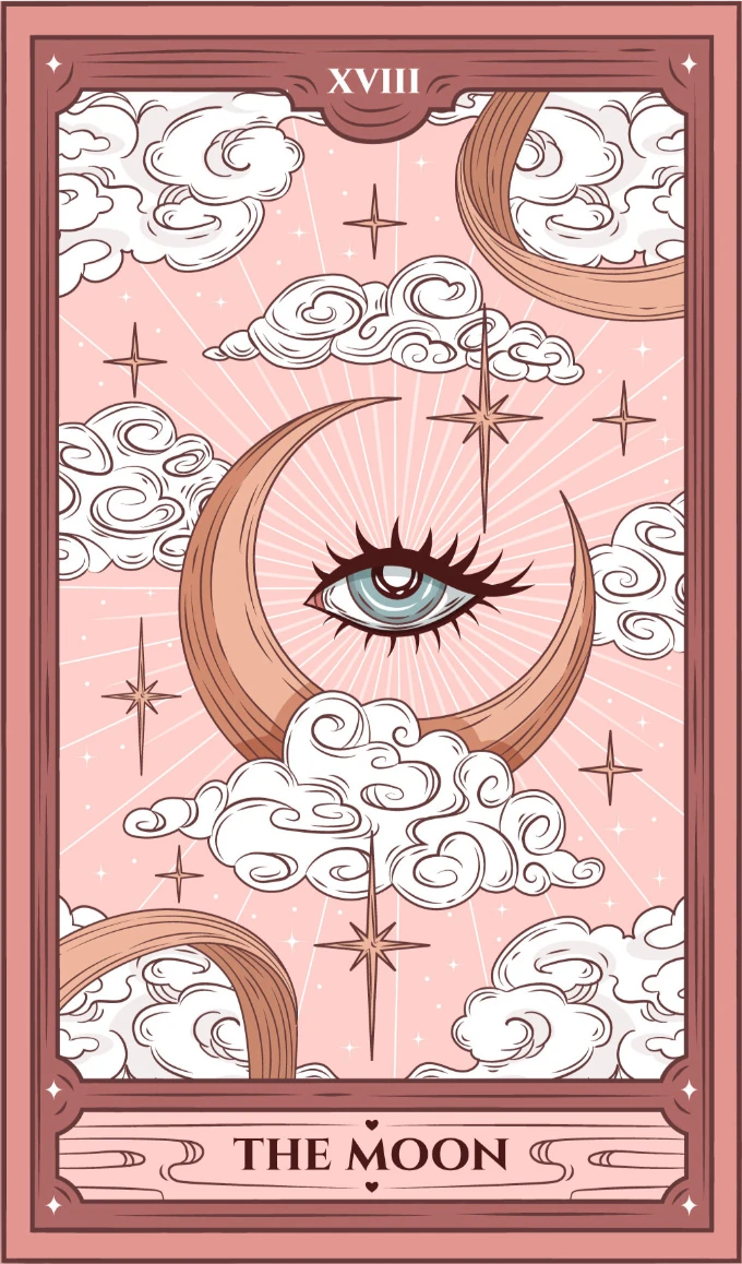 Der Mond – Tarotkarte